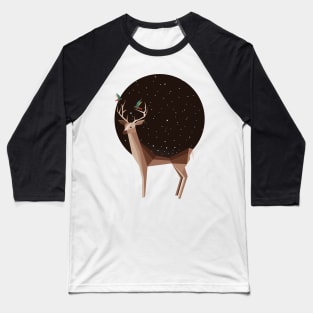 Moon deer Baseball T-Shirt